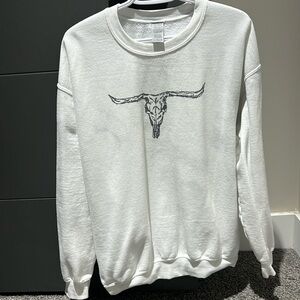 Longhorn marbled sweater
